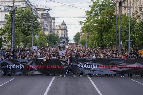 More protests against violence in Serbia as authorities reject opposition criticism and demands